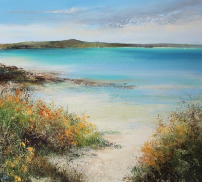 Modern Artist Amanda HOSKIN - A Summer's Path to the Beach, Bryher