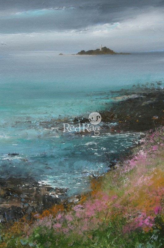 Amanda HOSKIN - Godrevy Island in the Silver Light
